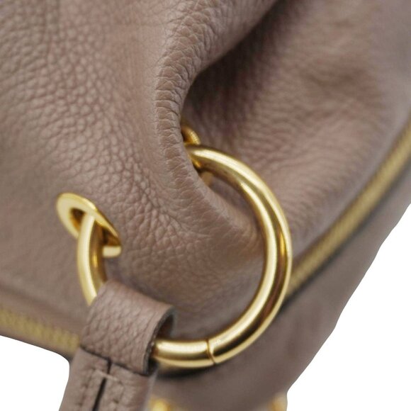 Louis Vuitton Ponthieu MM Empreinte Leather Shoulder Bag Taupe - Picture 8 of 16